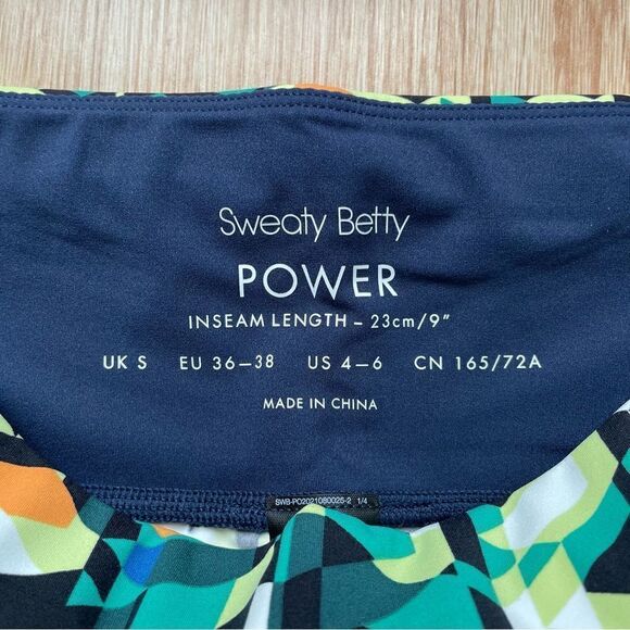 NWT Sweaty Betty Power High-Waisted Pocket Bike Shorts - Size: Small (4-6) - Picture 5 of 11
